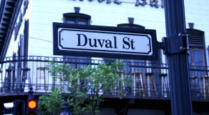 key west duval street sign